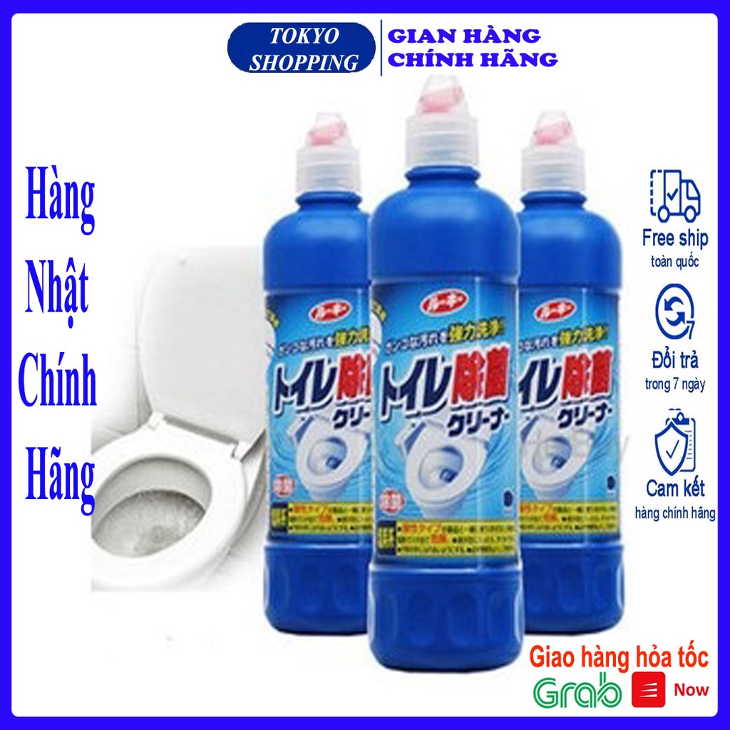 Nước tẩy rửa bồn cầu toilet 500ml Hàng Nhập Khẩu Từ Nhật