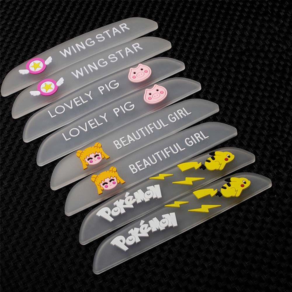 Miếng Dán PVC Chống Trầy Xước Họa Tiết Hoạt Hình Trang Trí Cửa Xe Hơi