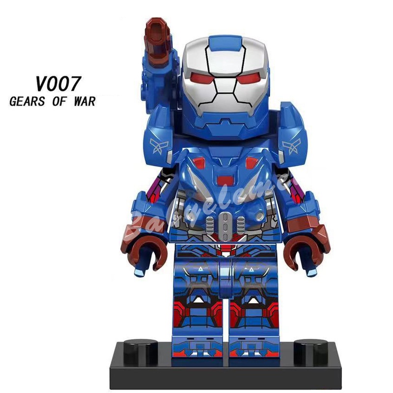 Mô Hình Đồ Chơi Nhân Vật Siêu Anh Hùng Thor Hawkeye War 7 Loại Mini V001-V007