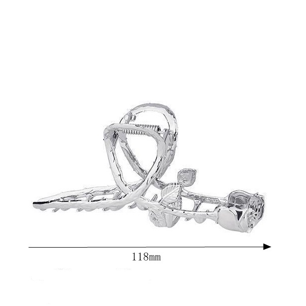 Kẹp Tóc Càng Cua Hình Hoa Hồng Phụ Kiện Thời Trang Cho Nữ AB081