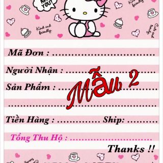 Decal giấy dán thông tin cho shoo