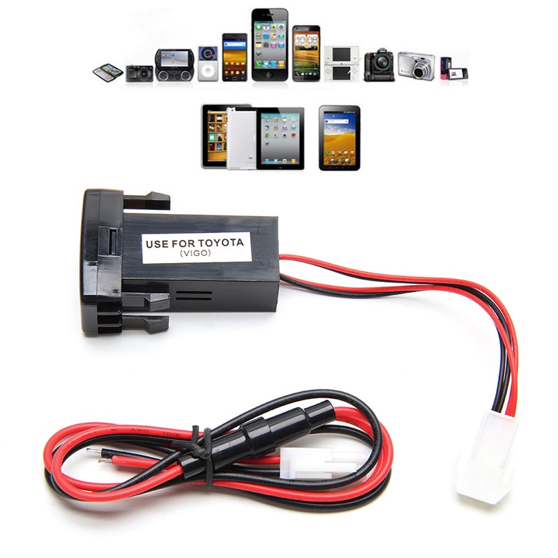 Tẩu Sạc Điện Thoại / Máy Tính Bảng Hai Cổng USB Type-C 4 2A Cho Xe Hơi
