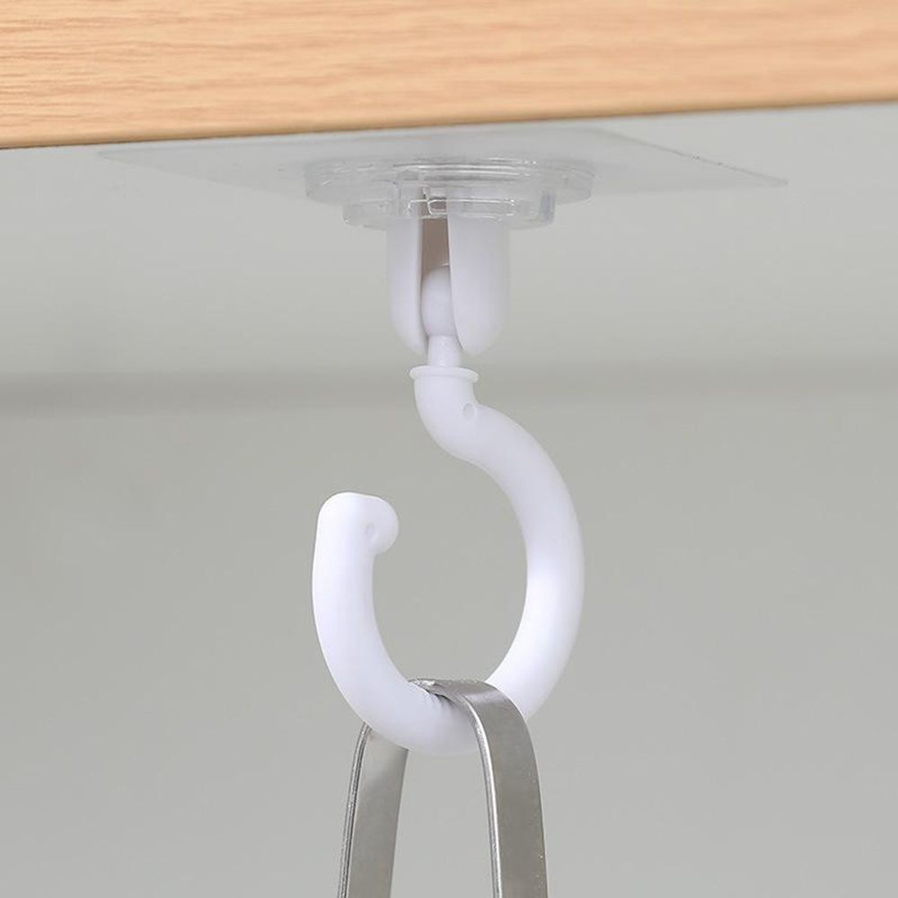 Móc Treo Đồ Dùng Gắn Tường Xoay 360 Độ Chống Thấm Nước Tiện Dụng Cho Nhà Bếp / Phòng Tắm