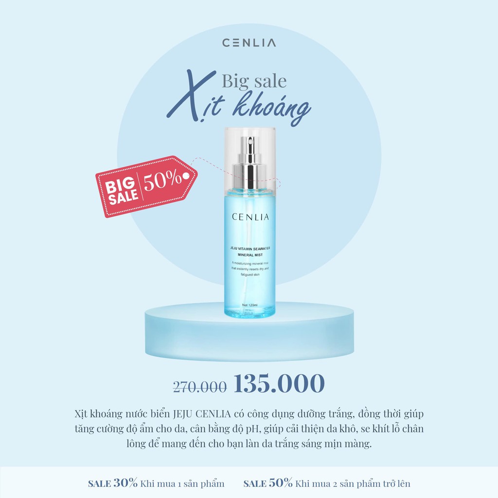 Xịt khoáng CENLIA