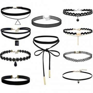 Set 12 vòng chocker đeo cổ cho cô nàng cá tính