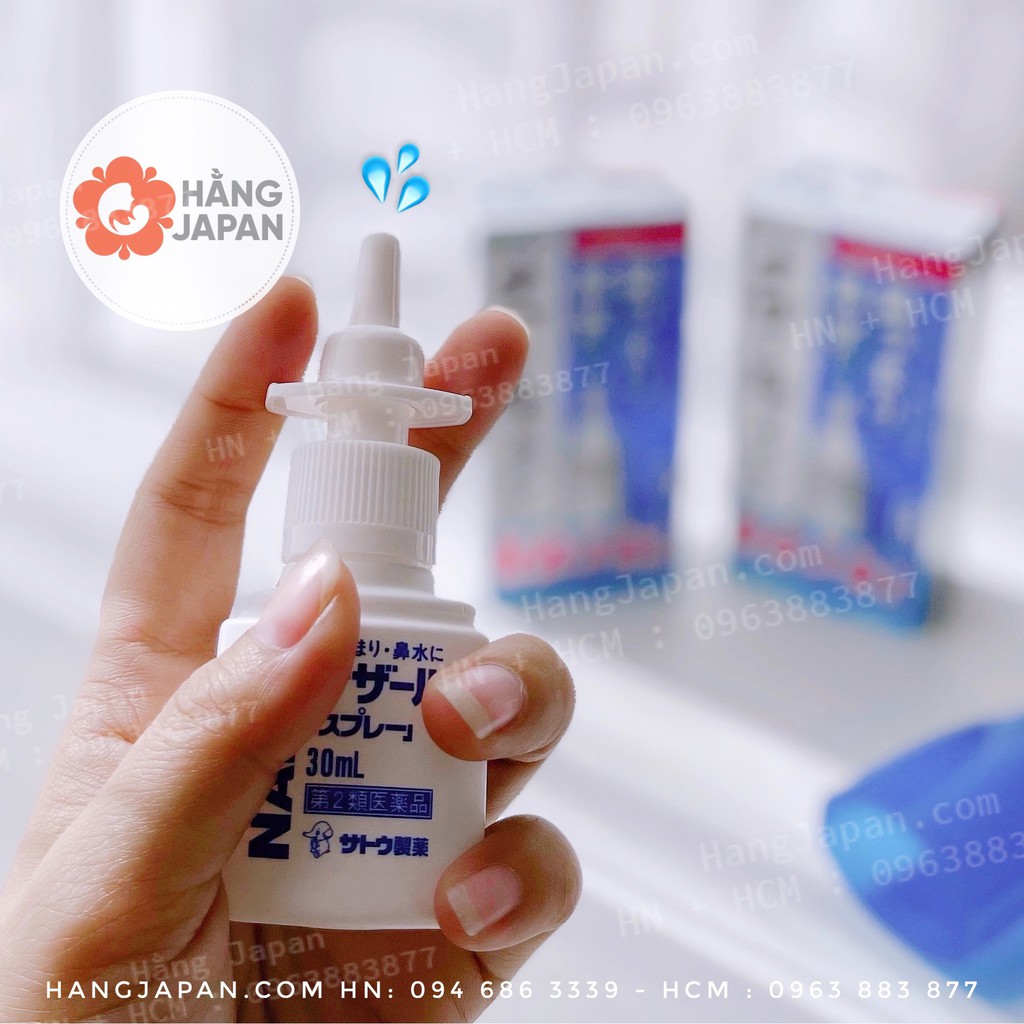 Xịt mũi Sato Nazal Nhật Bản 30ml cho bé từ 7 tuổi trở lên