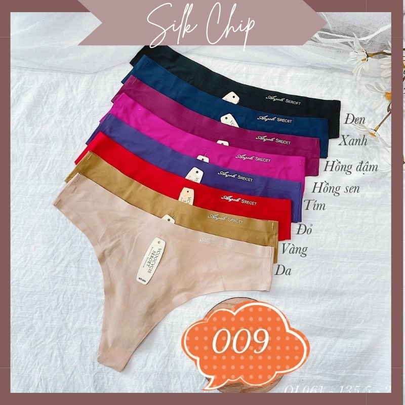 Combo quần lót nữ lọt khe nữ su đúc không đường may sexy gợi cảm SILKCHIP 009
