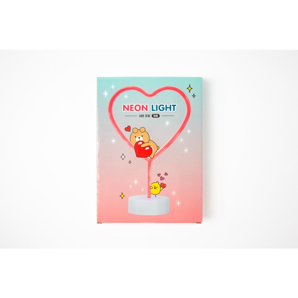 Đèn Neon Hình Trái Tim ARTBOX Hàn Quốc Màu Tím