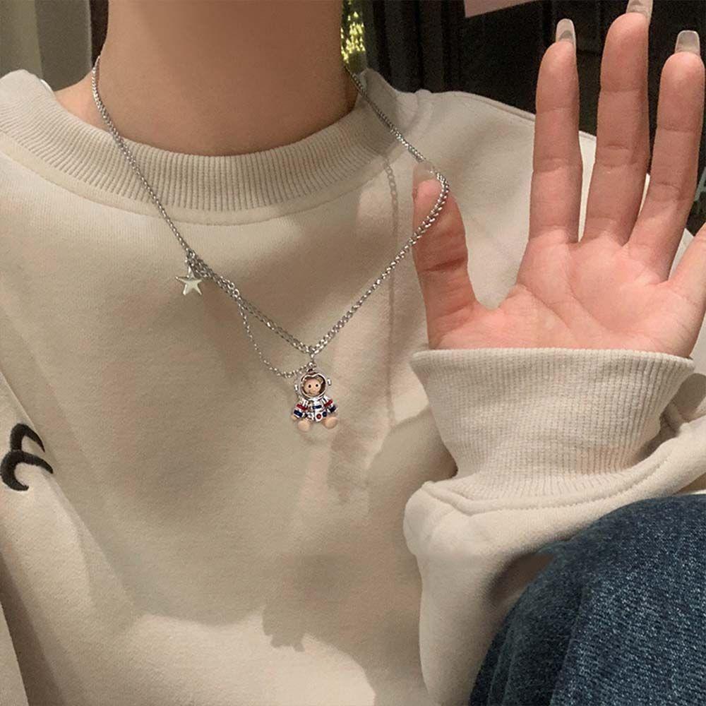 Vòng cổ Mặt Hình Thú Hoạt Hình Dễ Thương Phù Hợp Làm Quà Cho Nam Và Nữ