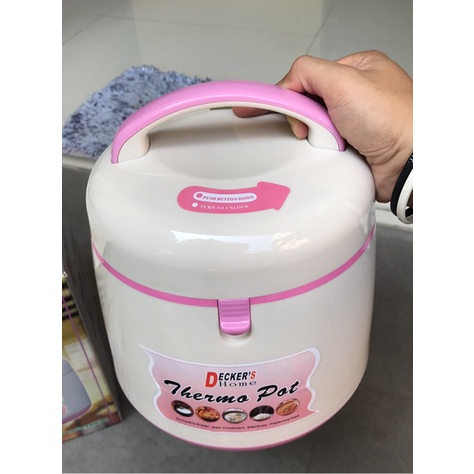Nồi Ủ Nhiệt Đa Năng 2.5 Lít Decker’s Home P2000-25C  - hàng chính hãng