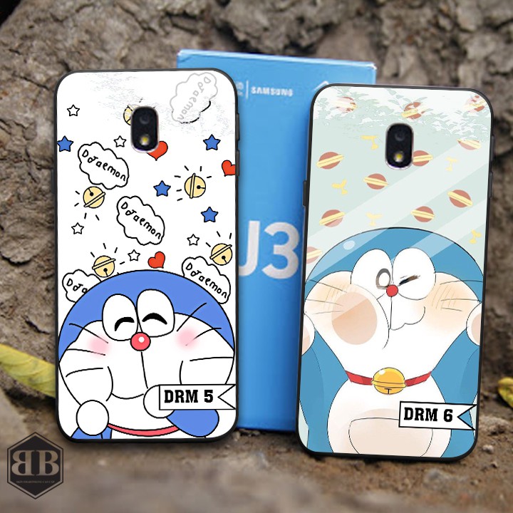 Ốp lưng kính cường lực Samsung Galaxy J3 Pro ( 2017 ) hình in dễ thương