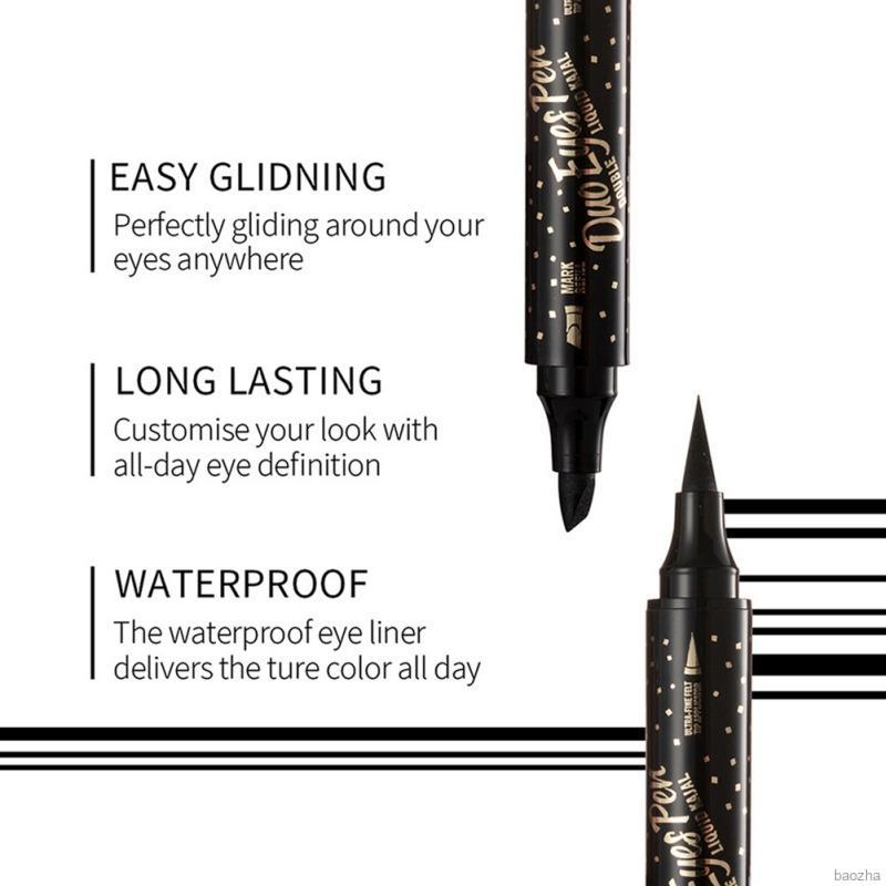 (Hàng Mới Về) Bút Kẻ Mắt Hai Đầu Chống Nước Không Nhòe Tiện Dụng | BigBuy360 - bigbuy360.vn