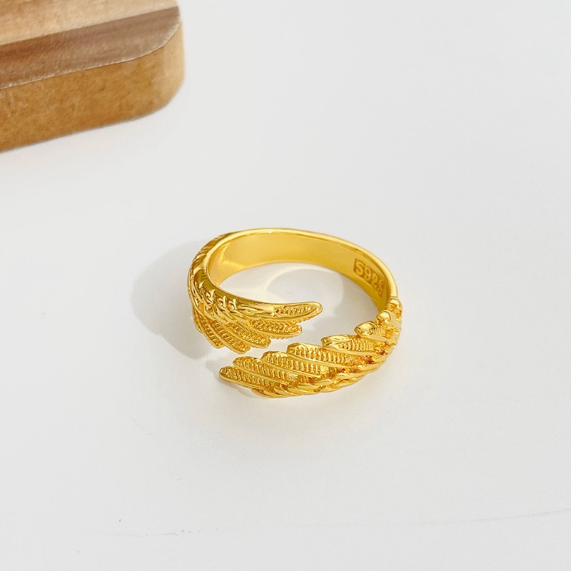 Wy 1 Nhẫn Đôi Cánh Thiên Thần Quà Tặng Trang Sức