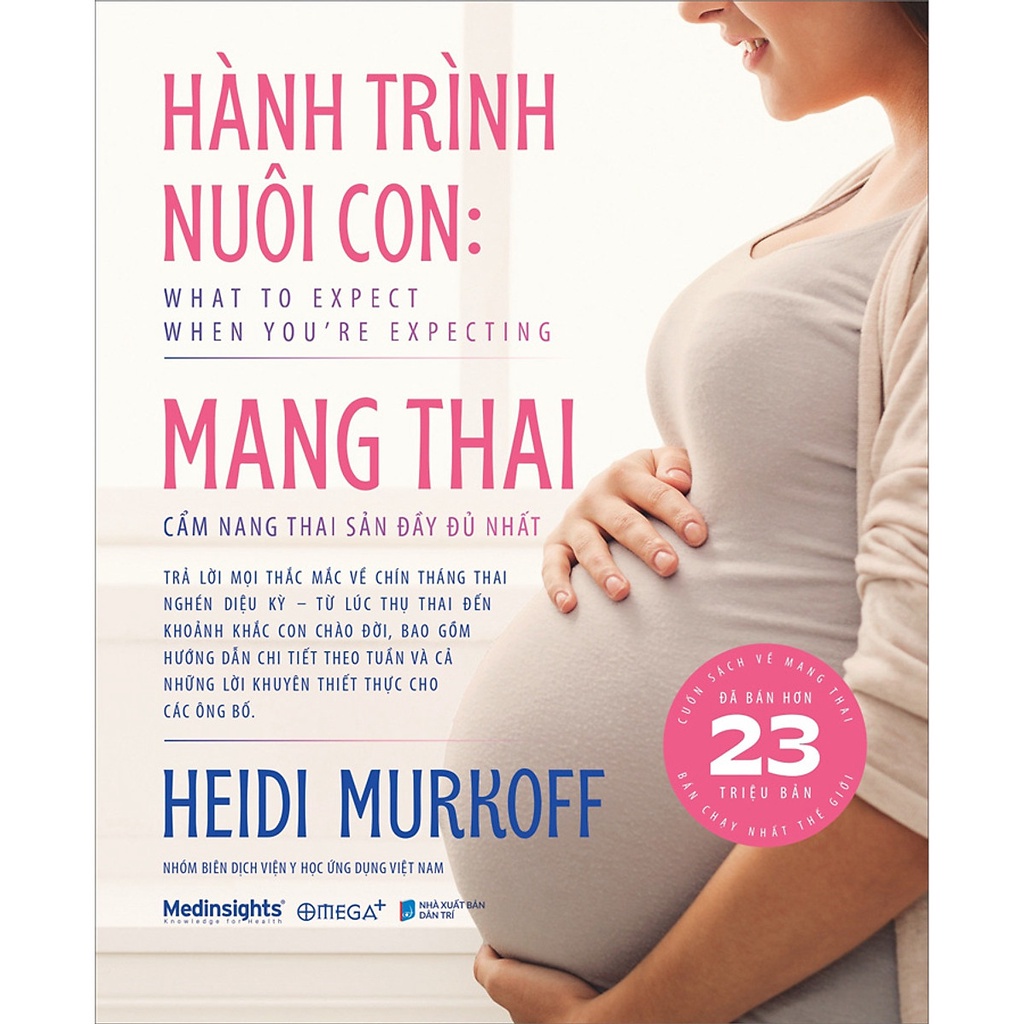 Sách - Hành Trình Nuôi Con Mang Thai Cẩm Nang Thai Sản Đầy Đủ Nhất - AlphaBooks (Bìa cứng)