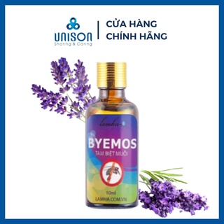 Tình dầu đuổi muỗi lavender tinh dầu thơm chống muỗi diệt muỗi Lam Hà Byemos (10ml) Unison Shop