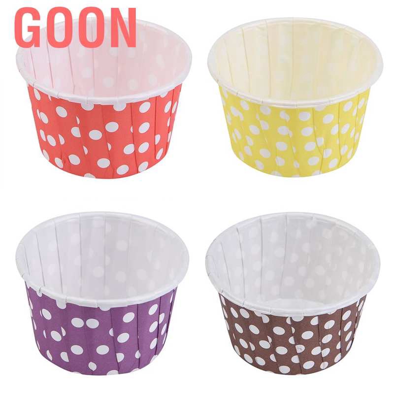 Set 100 Cốc Giấy Làm Bánh Cupcake Tiện Lợi