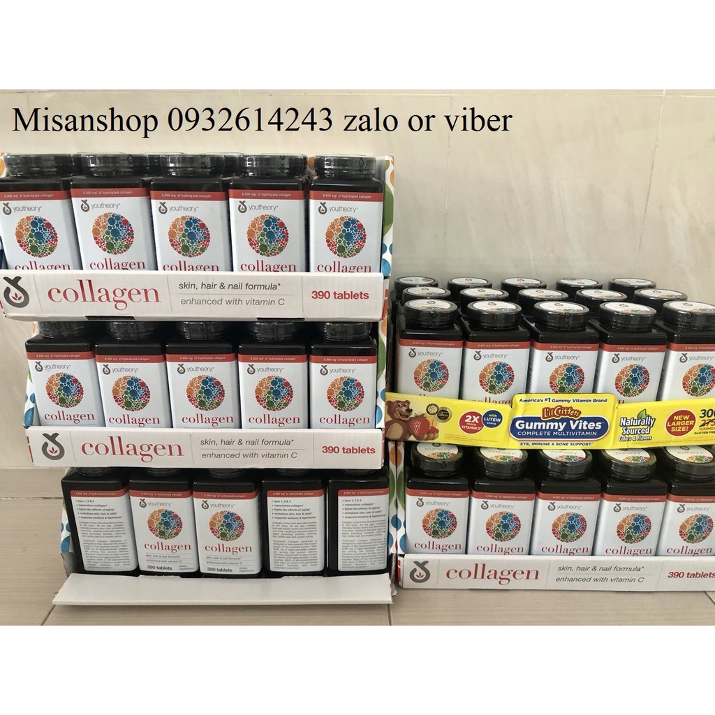 Youtheory collagen 390 viên tuyp 123 chính hãng Mỹ | BigBuy360 - bigbuy360.vn