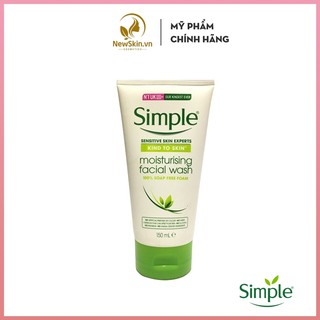 Sữa rửa mặt làm sạch sâu Simple Kind To Skin Moisturising Facial Wash 150ml