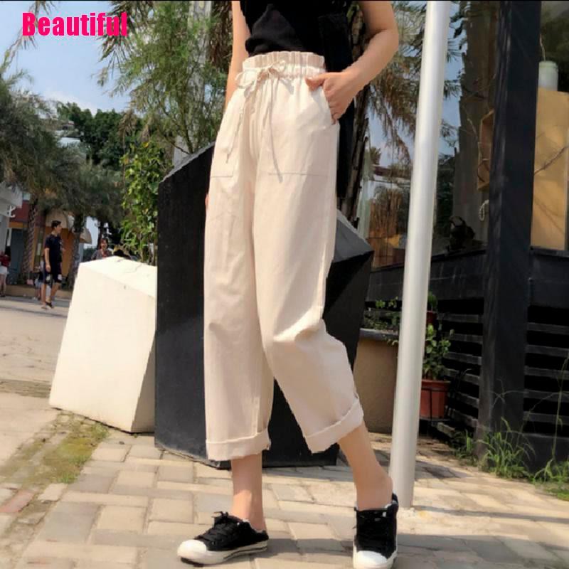 Quần Dài Ống Rộng Thời Trang Cá Tính Cho Nữ