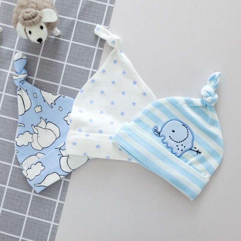 Mũ nỉ mom care mềm mại cho bé 0-6M
