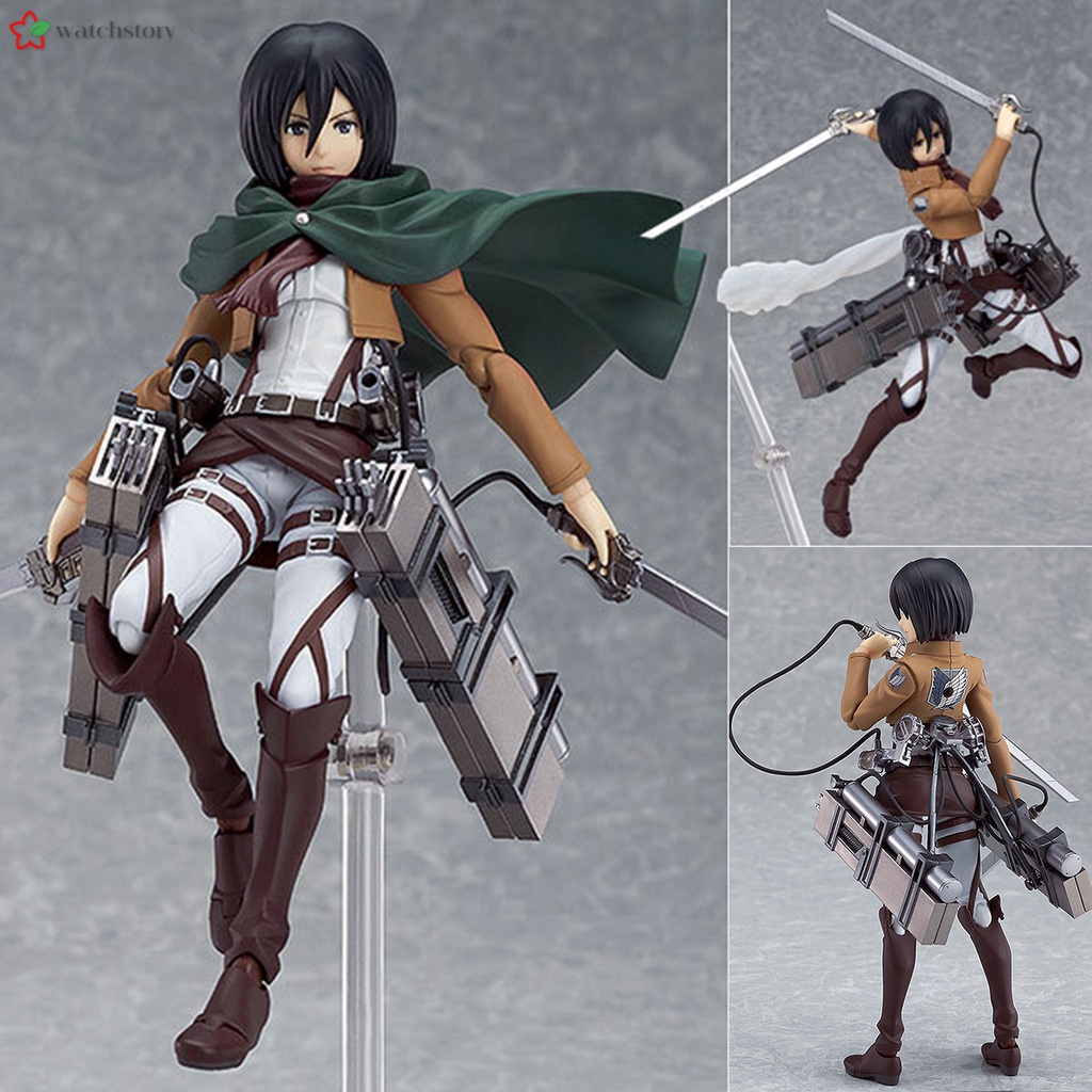 Mô hình nhân vật Levi Mikasa Eren Ackerman trong Attack on Titan