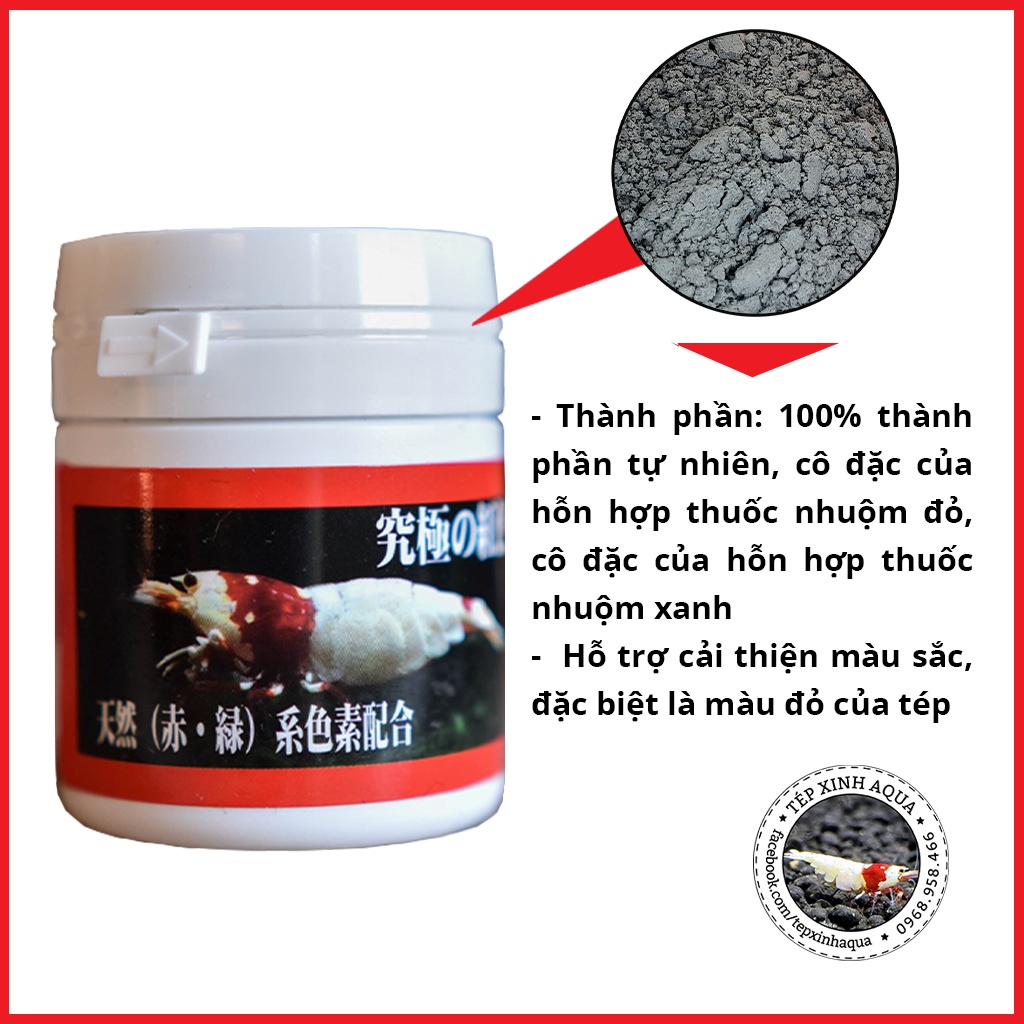 Kích Đỏ Cho Tép Cảnh (Cao Cấp) - Benibachi Red Up -  [Tép Xinh Aqua]