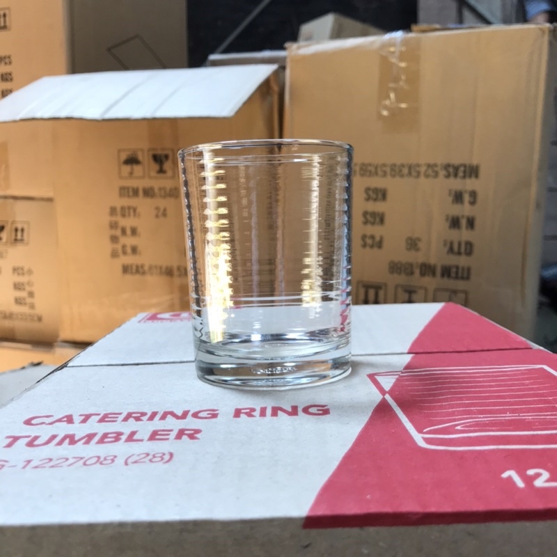 Ly Cà phê/ly nến sọc ngang Lucky catering 230ml rất đẹp