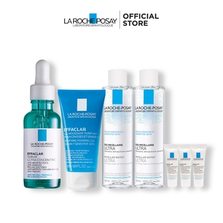 Bộ sản phẩm dưỡng chất giảm mụn 3 tác động Effaclar Serum La RochePosay