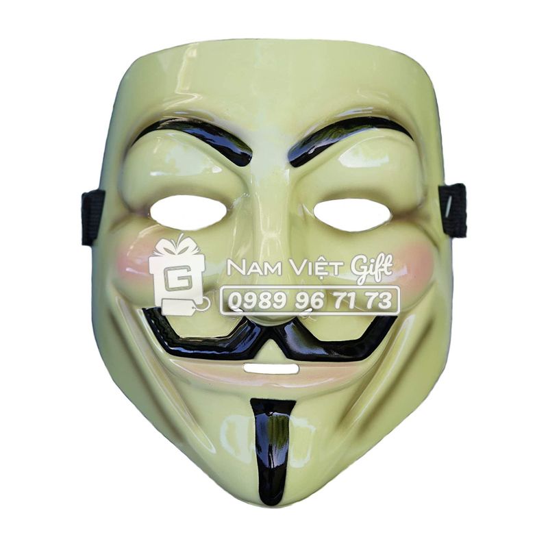 Mặt Nạ Hacker Anonymous Hóa Trang Cosplay Halloween