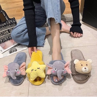 Dép bông mặt gấu 🐻