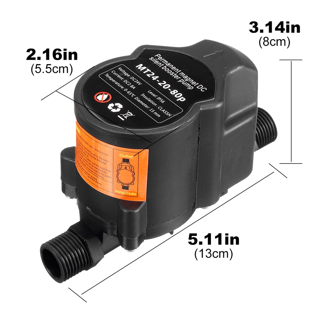 Máy Bơm Nước mini 120w ip56 dc24v Cho Hộ Gia Đình