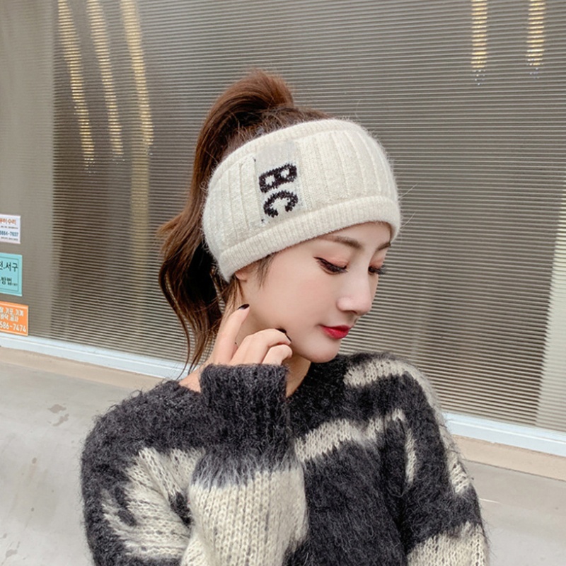 Mũ Beanie Dệt Kim Hở Chóp Thời Trang Mùa Đông Cho Nữ