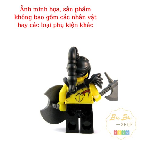 BrickWarriors - Assassin Mask - Phụ kiện cho nhân vật