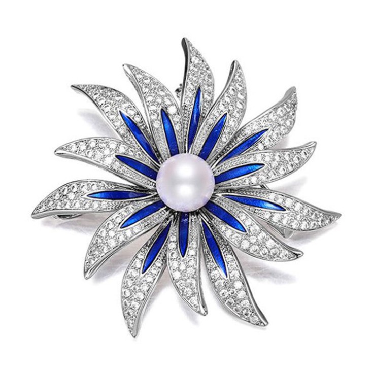 Cài áo mặt trời đính đá sang trọng GC187