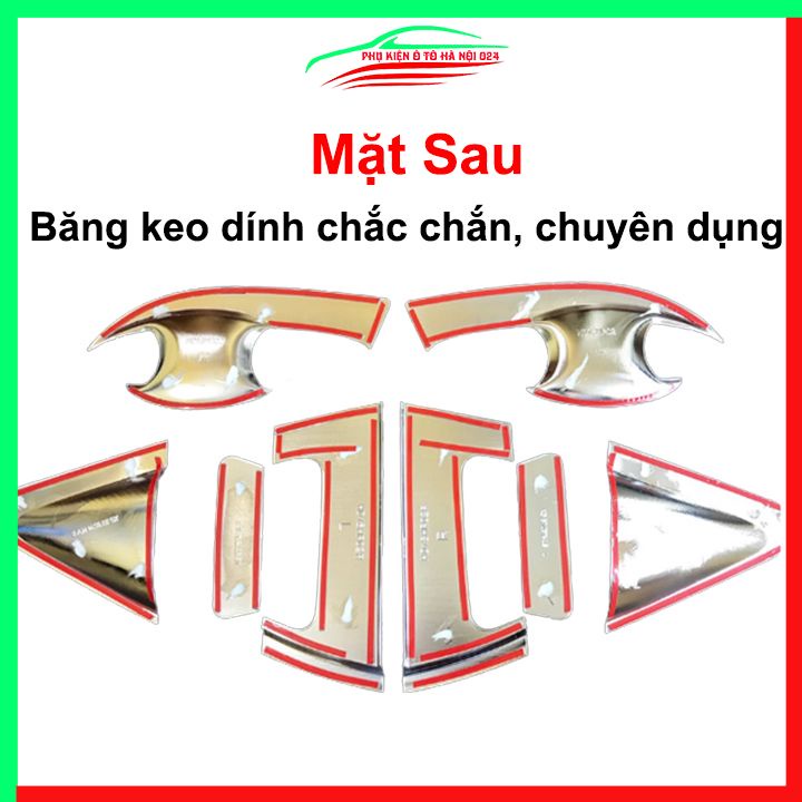 Ốp tay hõm mạ crom HRV 2018-2021 sáng bóng chống trầy bảo vệ cửa xe ô tô