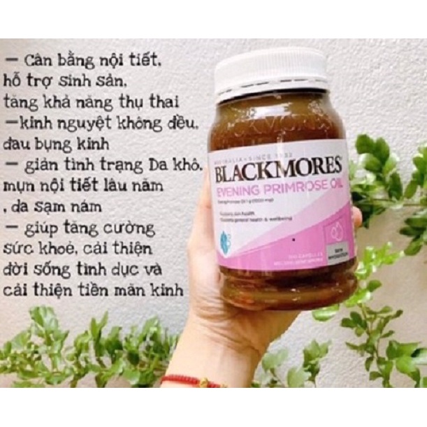 Tinh Dầu Hoa Anh Thảo Blackmores Evening Primrose Oil Úc Cân Bằng Nội Tiết Tố, Sáng Da (125 viên)