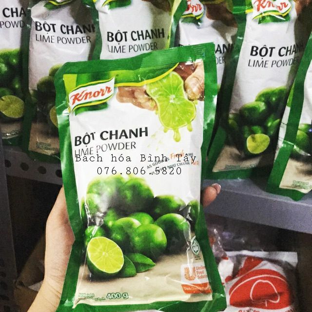 [ hàng rẻ] Bột Chanh Knorr Lime Powder gói 400gr