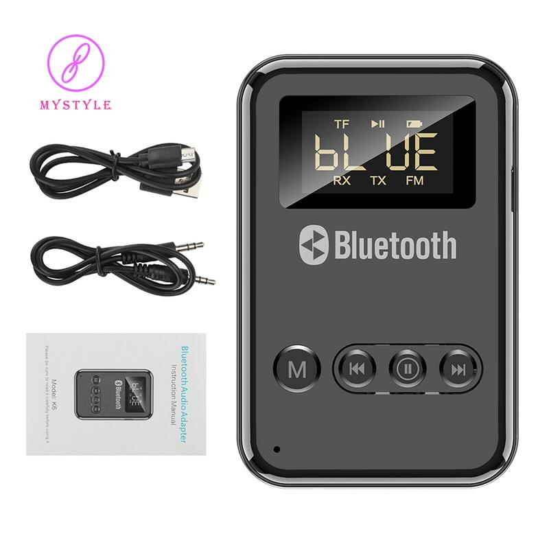 Bộ Thu Phát Âm Thanh Usb Bluetooth 5.0 2 Trong 1 3.5mm Aux Cho Tai Nghe PC TV