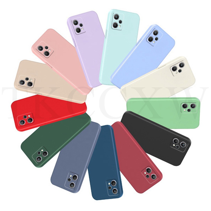 Ốp Điện Thoại Silicon Dẻo Chính Hãng Chống Sốc Bảo Vệ Toàn Diện Cho Realme C35 Q5 Pro V25 9 Pro Narzo 50A Prime