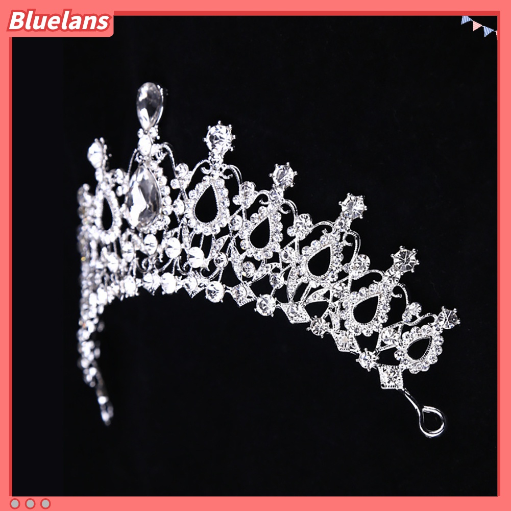 Vương Miện Cài Tóc Đính Đá Lấp Lánh Cho Cô Dâu