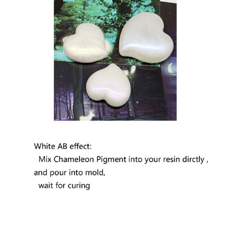 Bột ánh ngọc trai màu chameleon lấp lánh dùng làm epoxy resin độc đáo DIY