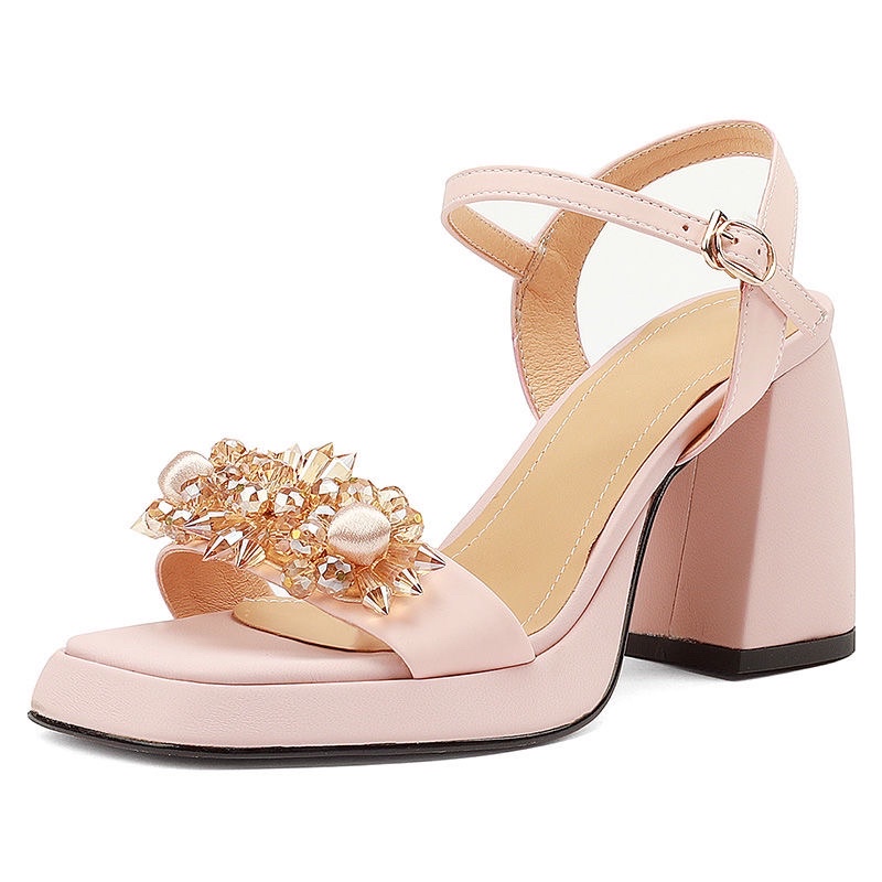 Guốc Hoa Nổi 2 Màu