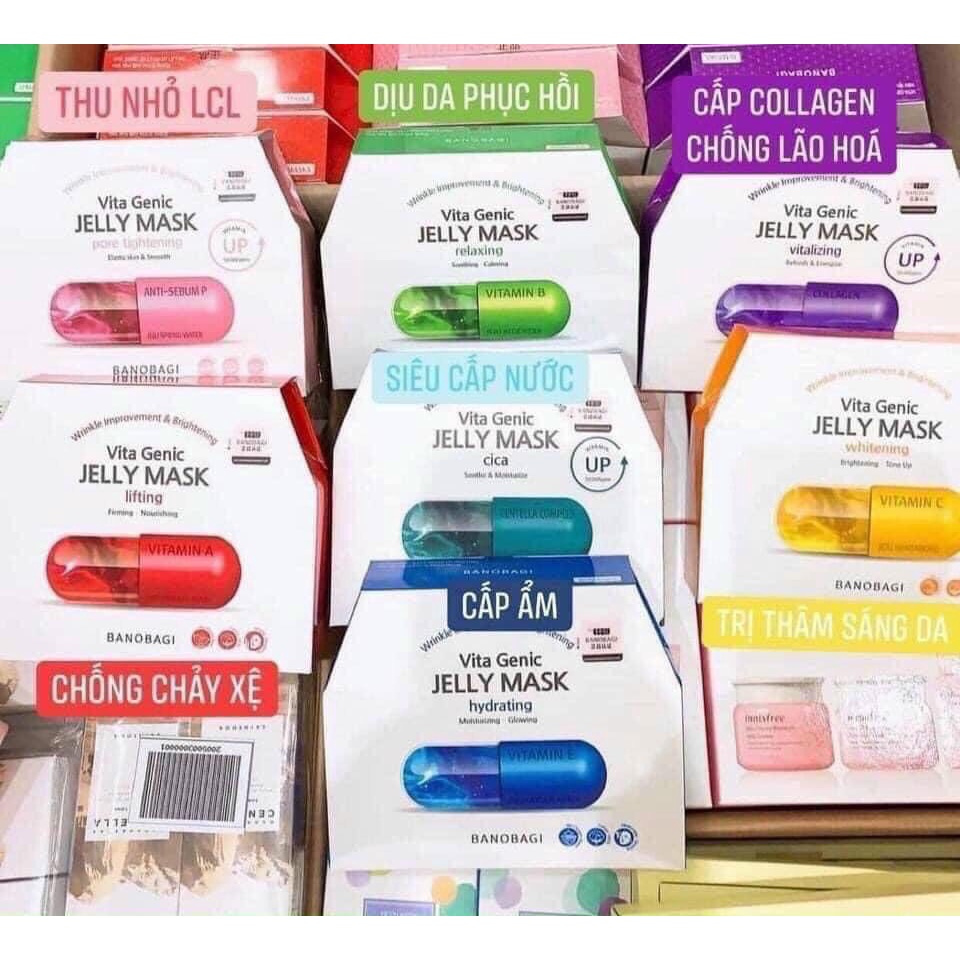 [Mã ICBBACK1219 hoàn 20K xu đơn 0Đ] Mặt nạ Vita Genic Banobagi Jelly Mask Hàn Quốc Dưỡng Trắng Da KoreaStore | BigBuy360 - bigbuy360.vn