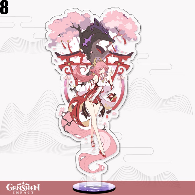 Doujin genshin Impreza Mô Hình Nhân Vật wriothesley furina Đứng Được Màu Nước