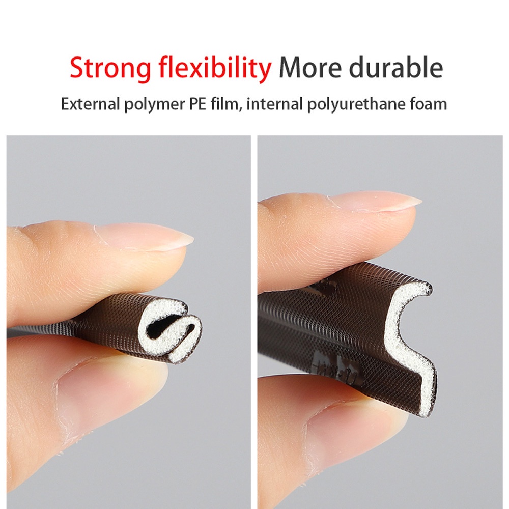 Dải gắn khe cửa sổ/ cửa ra vào chống bụi chống thấm nước tự dính tiện dụng