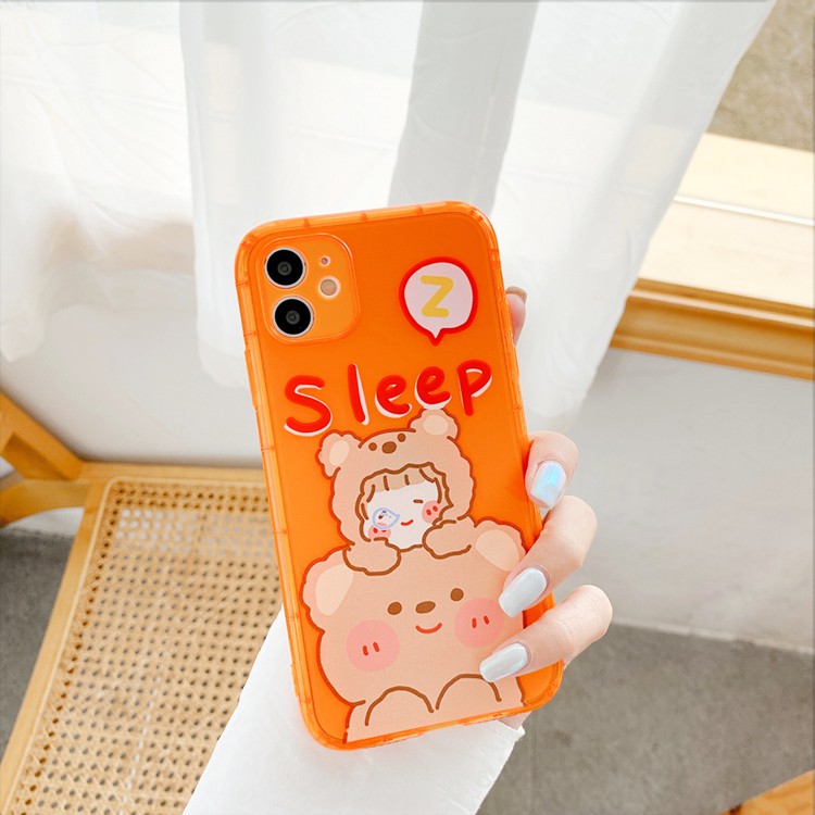 Ốp lưng iphone Cún neon dẻo mềm 5/5s/6/6plus/6s/6splus/7/7plus/8/8plus/x/xr/xs/11/12/pro/max/plus/promax | BigBuy360 - bigbuy360.vn