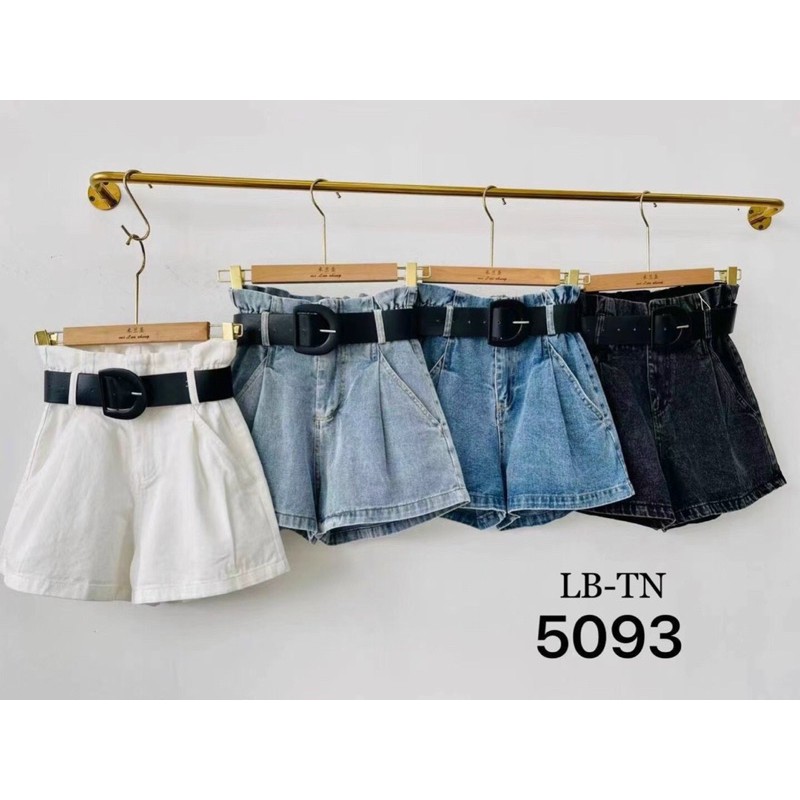 quần short phồng kèm đai