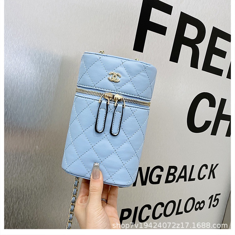 ✧New spot, street fashion brand, net celebrity, the same chain mobile phone bag, explosive style, small fragrance, rhombic multi-function, cross-body fashion, sheepskin, cosmetic bag, coin purse, all-match fashion small bag