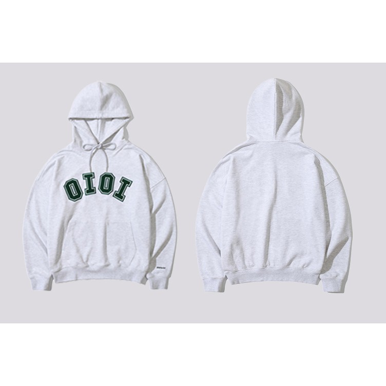 Rose blackpink Áo Hoodie Dáng Rộng In Chữ OIOI Phong Cách Hợp Thời Trang Cho Cặp Đôi