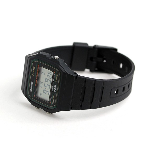 Đồng hồ nam dây nhựa Casio Standard chính hãng Anh Khuê F-91W-3DG | BigBuy360 - bigbuy360.vn